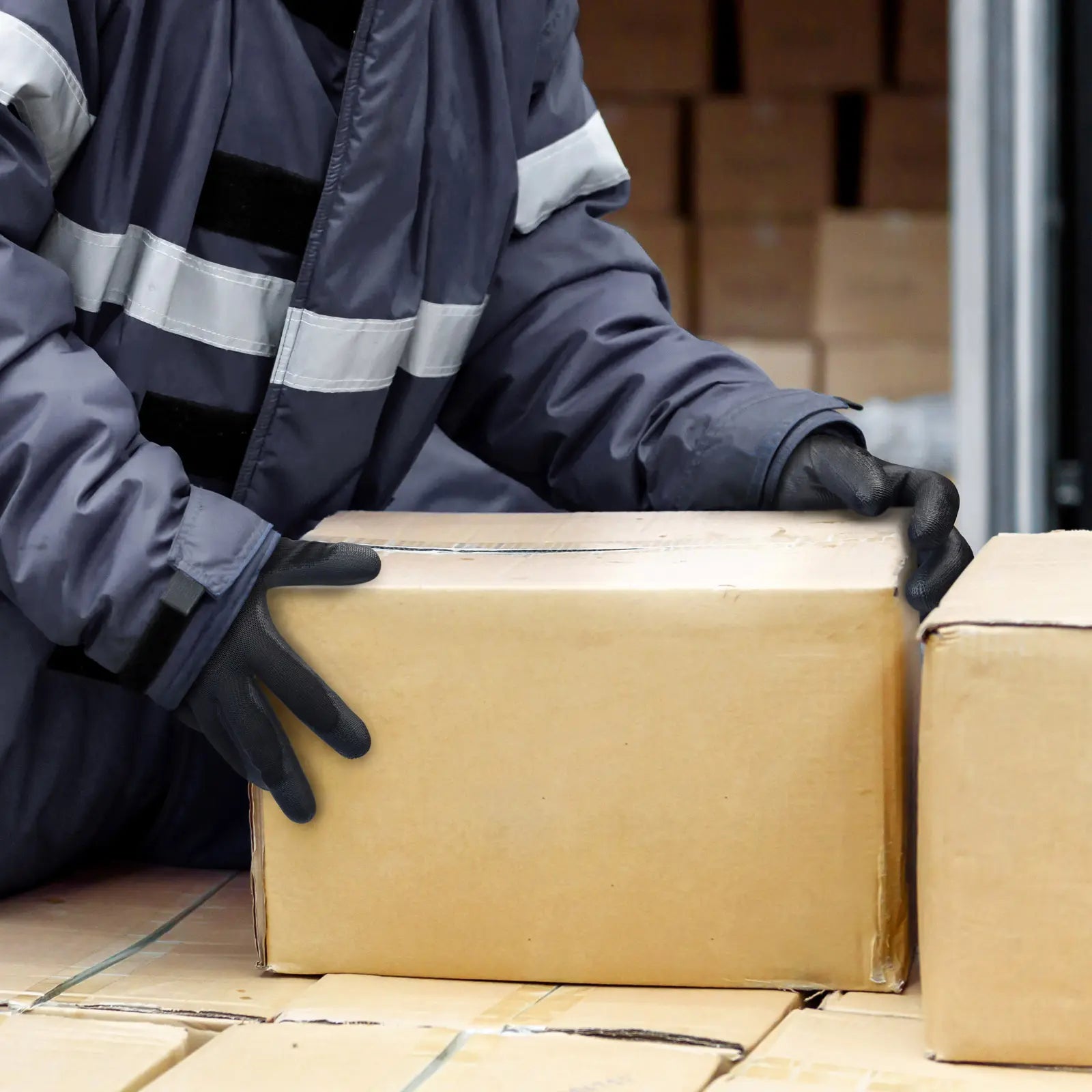 KG11W Cold Protection Work Gloves Thermal Insulated with PU Coated Smooth Grip on Palm & Fingers