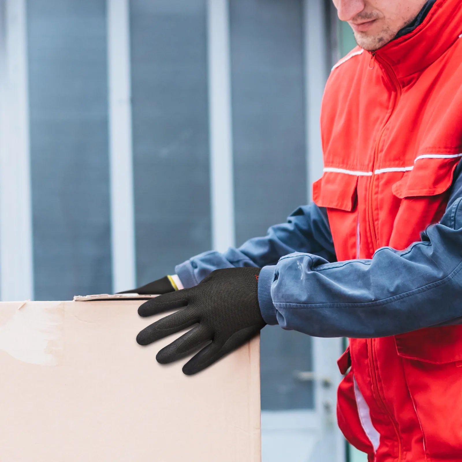 KAYGO KG12W Thermal Work Gloves for Winter – Nitrile Coated Safety Grip Gloves