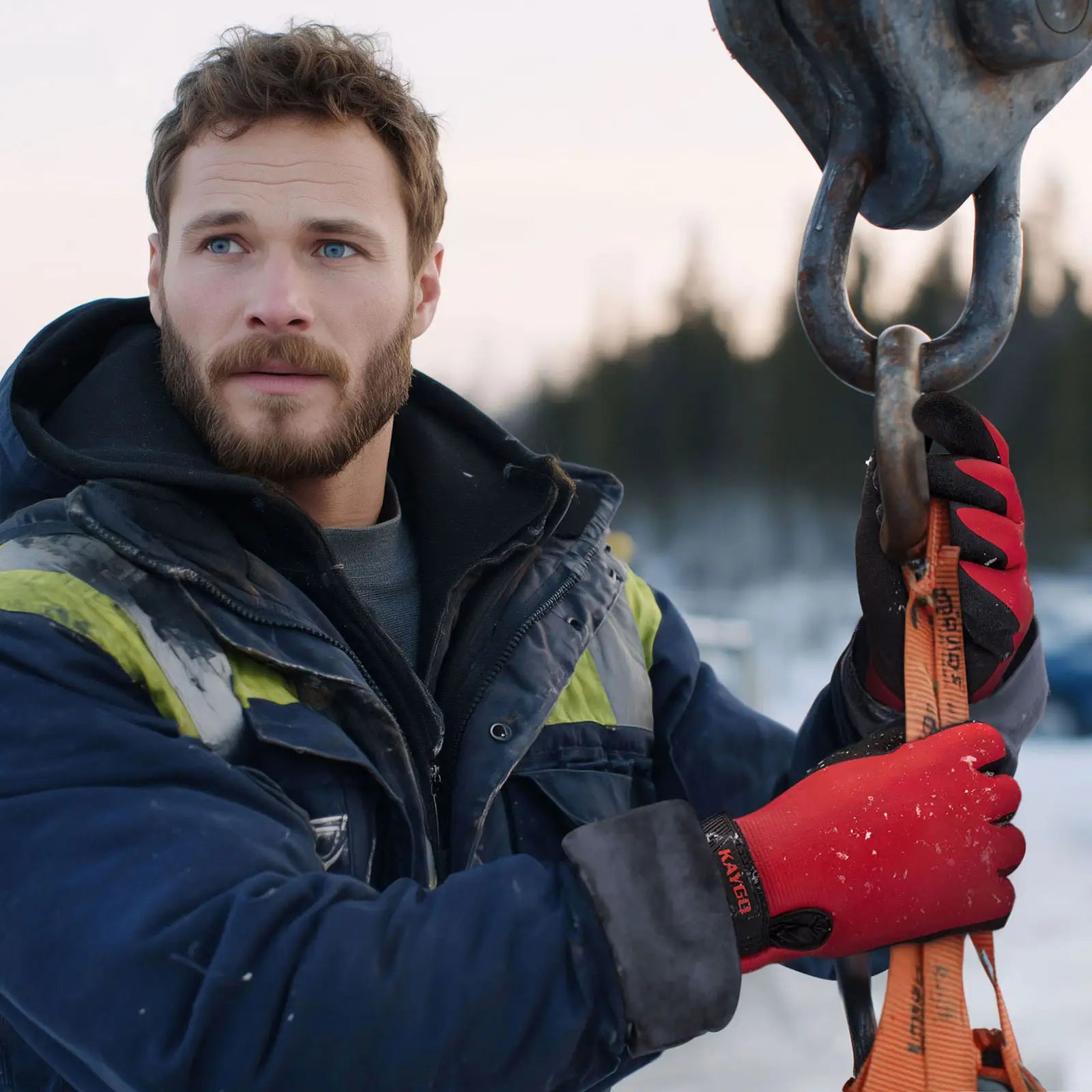 KAYGO KG145W Insulated Waterproof Winter Gloves for Freezer Work & Flexible Tasks