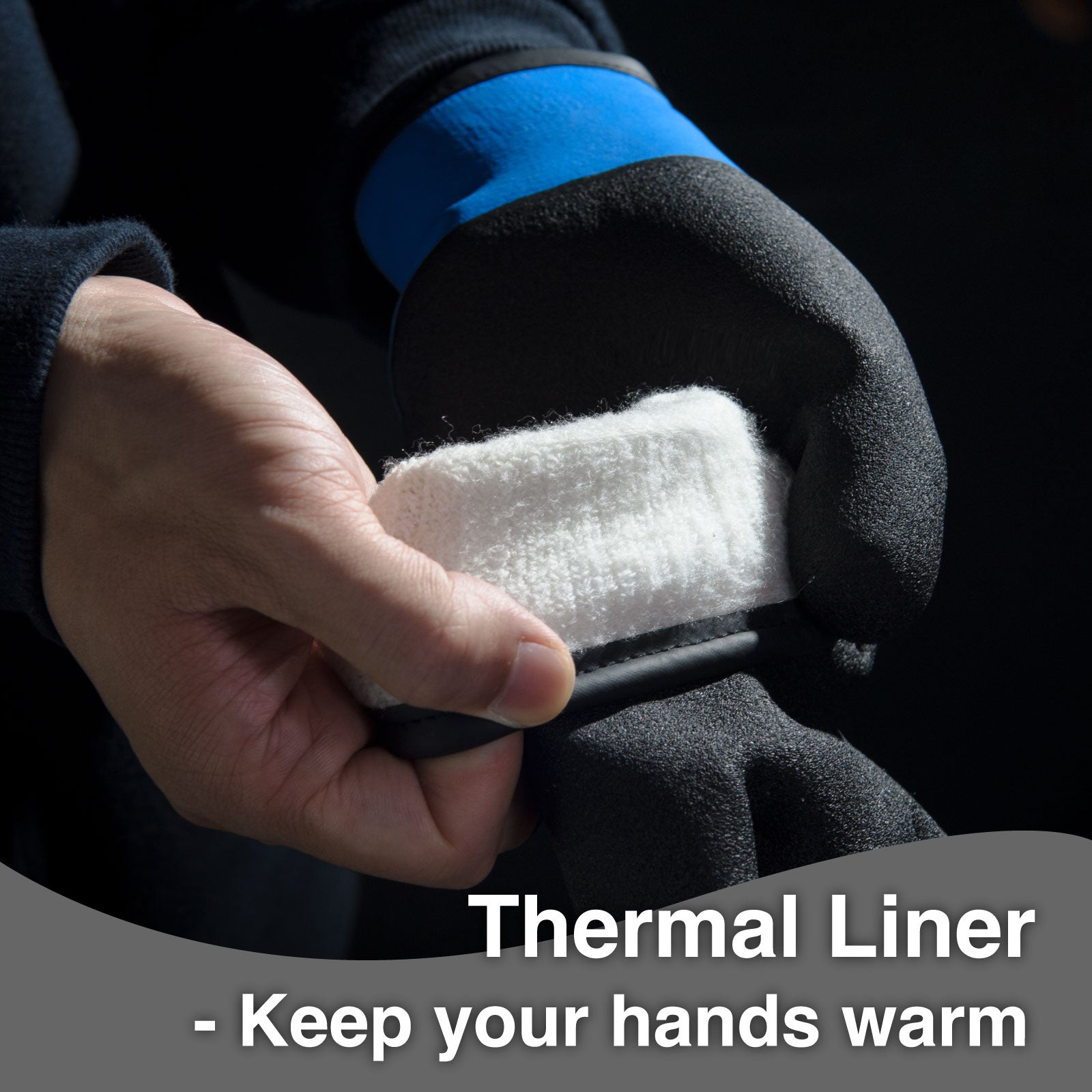 KAYGO Waterproof Winter Work Gloves Thermal Insulated Cold Weather Freezer Outdoor KG145