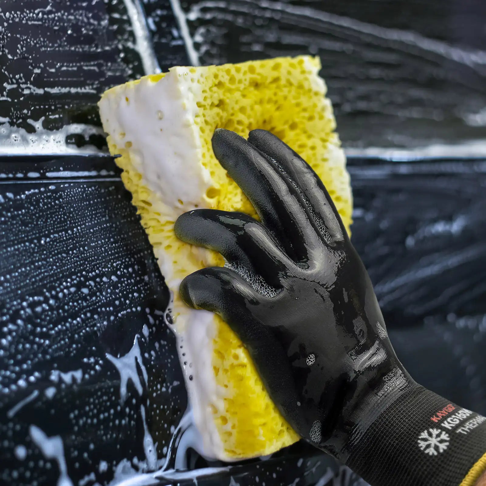 Cold Protection Work Gloves Thermal Insulated Freezer Rubber Coated Gloves Waterproof KG160W