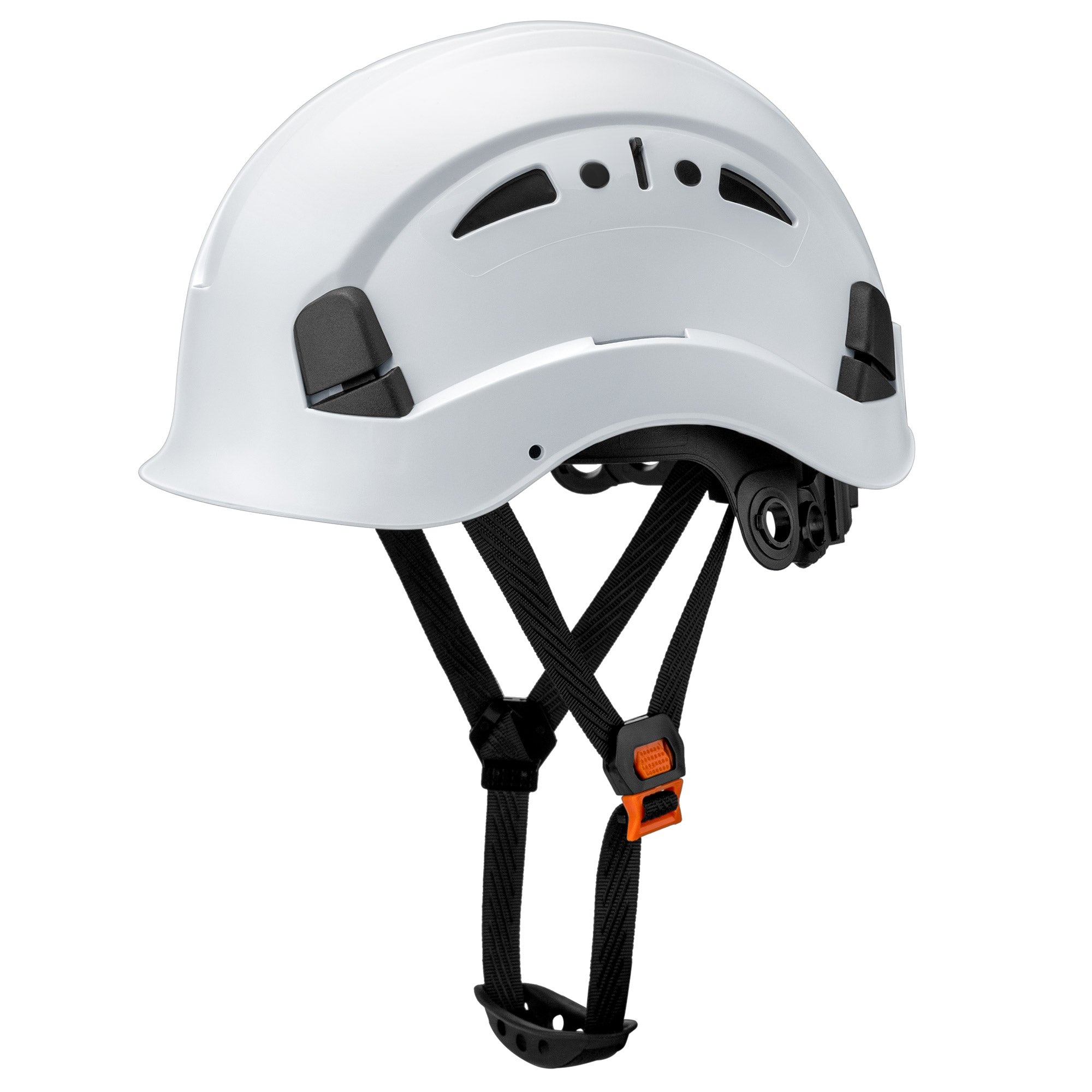 KAYGO KG601 Safety Helmet with Adjustable Fit, Chin Strap, and Vented ABS Shell for Construction and Industrial Use
