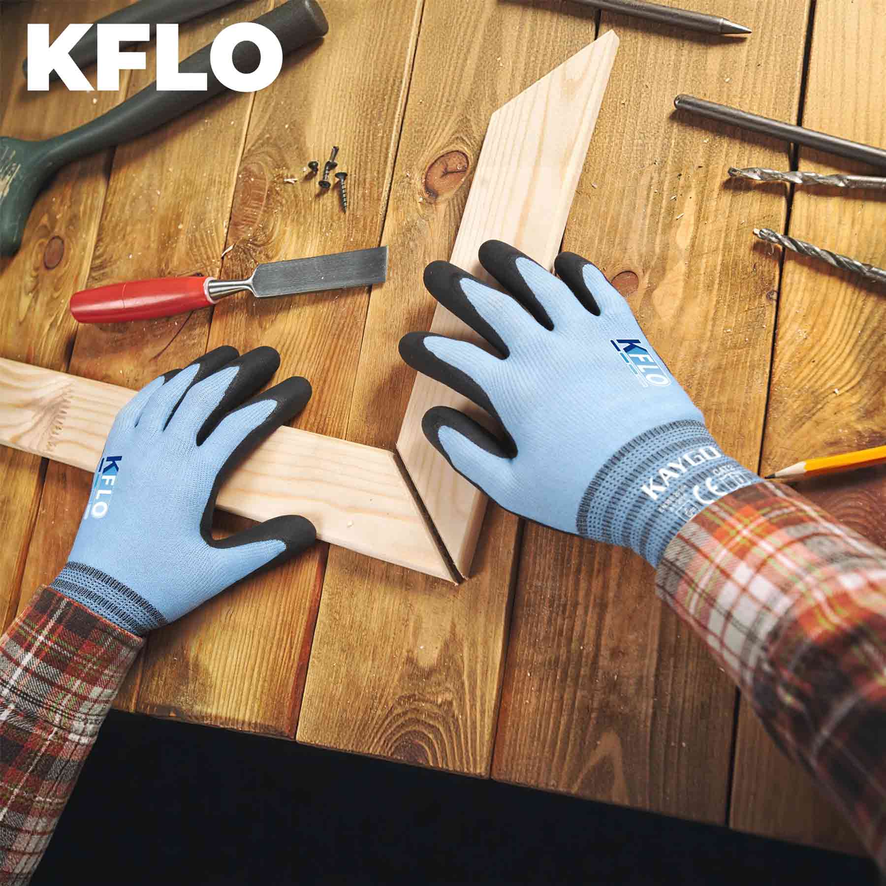 KFLO Cooling & Dry Work Gloves – Best for Hot, Oily Industrial Work