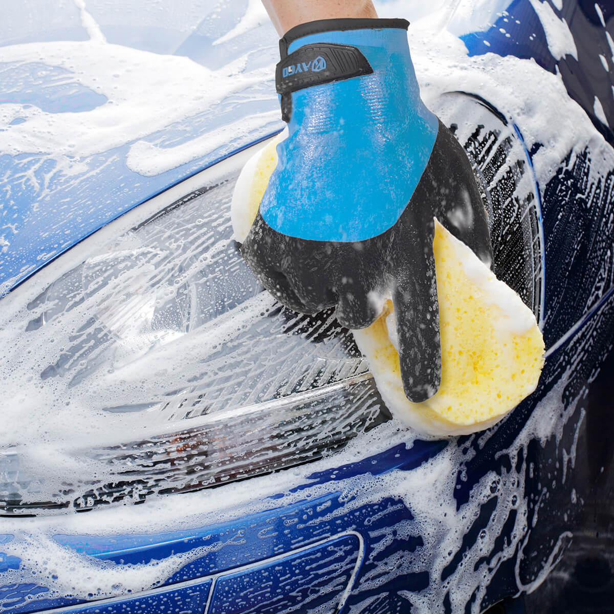 KG140 Waterproof Thermal Work Gloves with Double Dipped Latex Coated on Full Hand