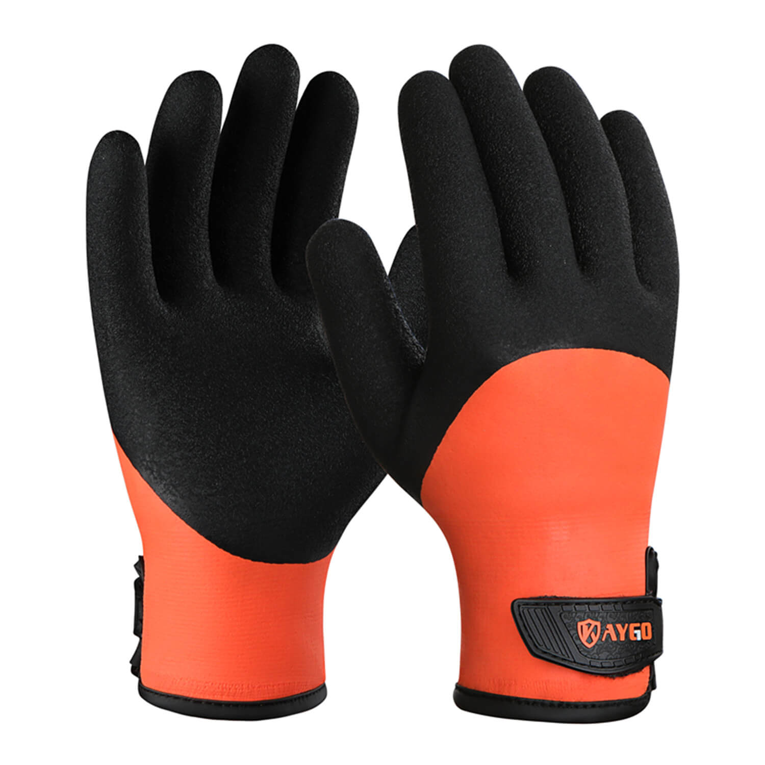 KG140 Waterproof Thermal Work Gloves with Double Dipped Latex Coated on Full Hand