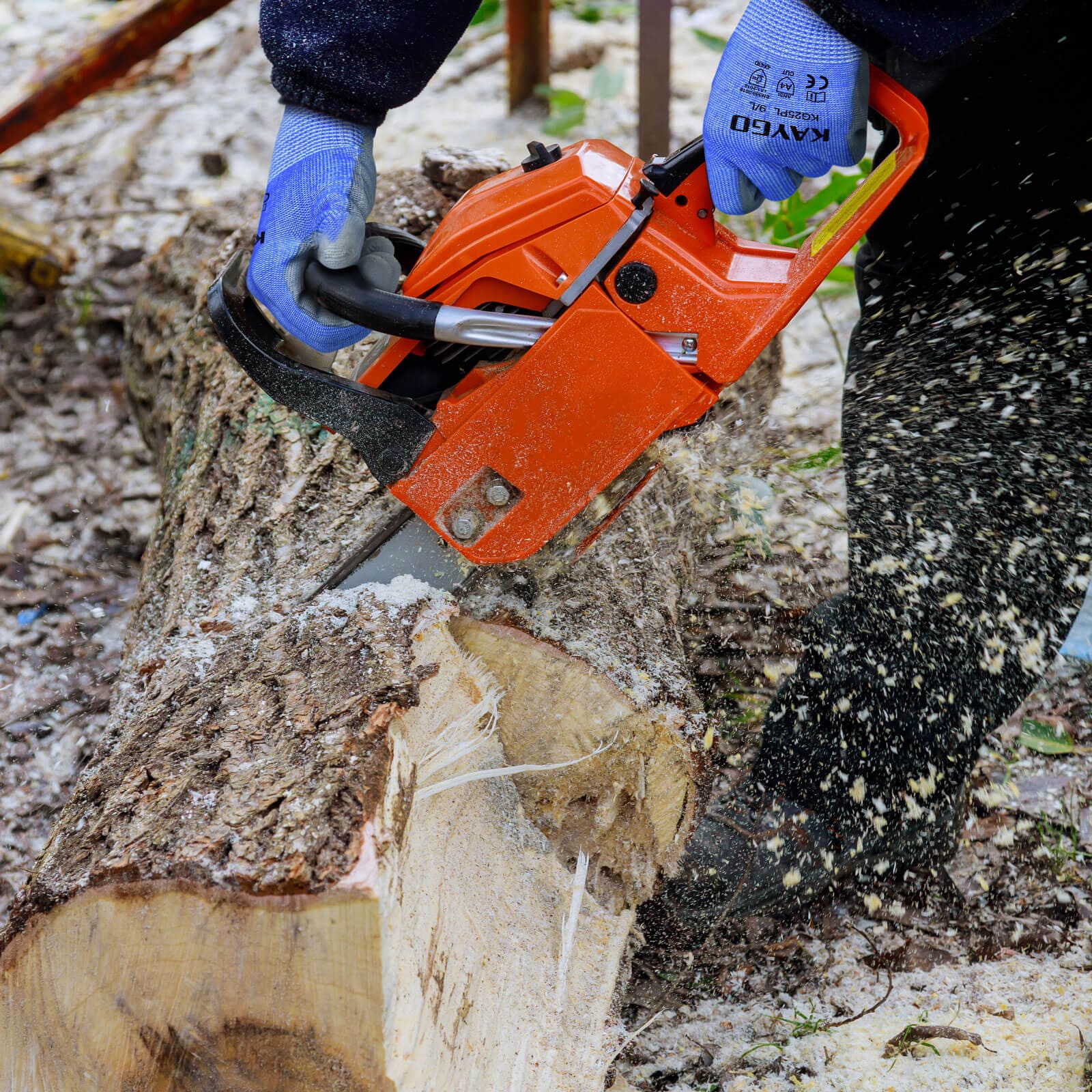 A4 Cut Resistant Gloves with PU Coated Smooth Grip on Palm & Fingers