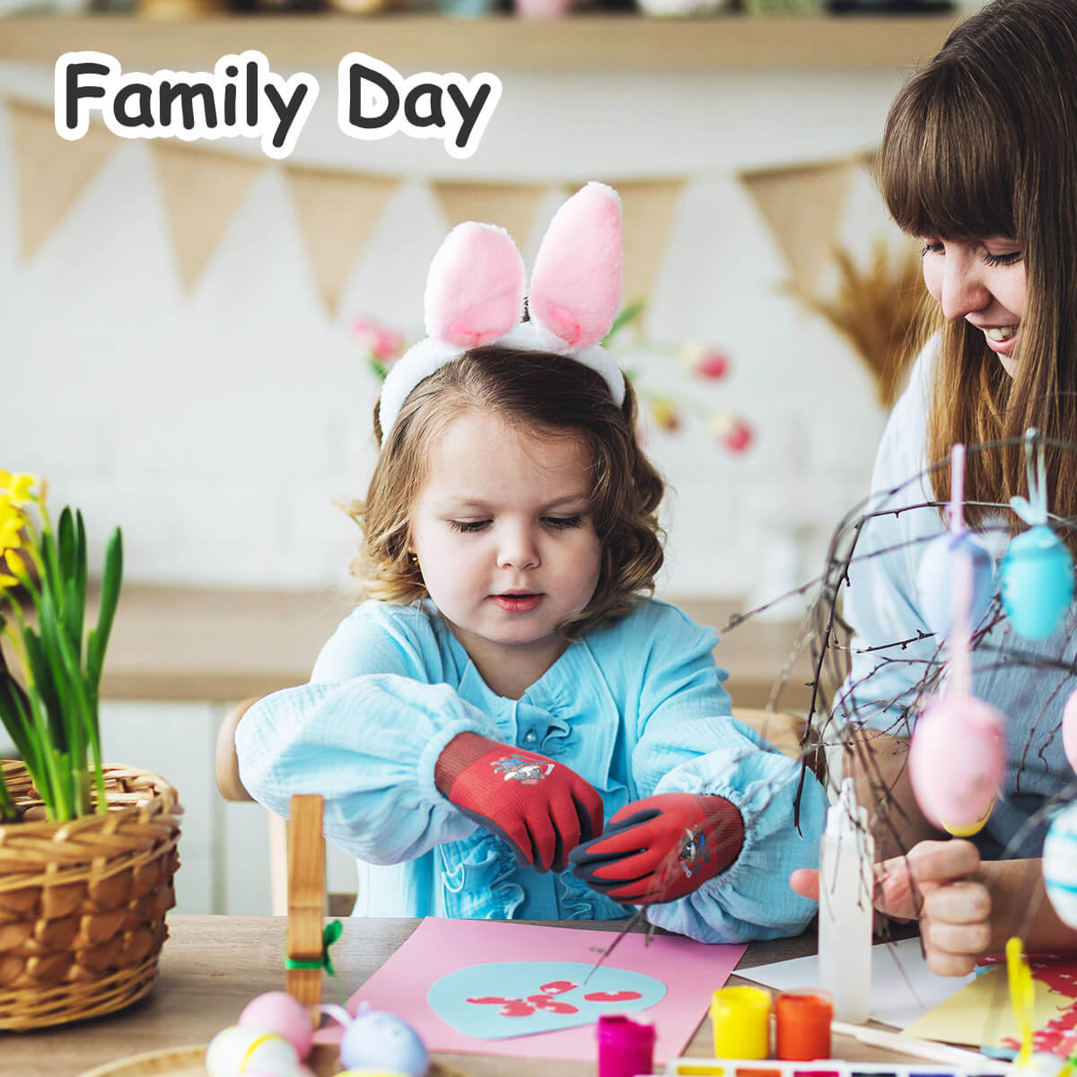 Childrens Gloves with Latex Sandy Finish Coated