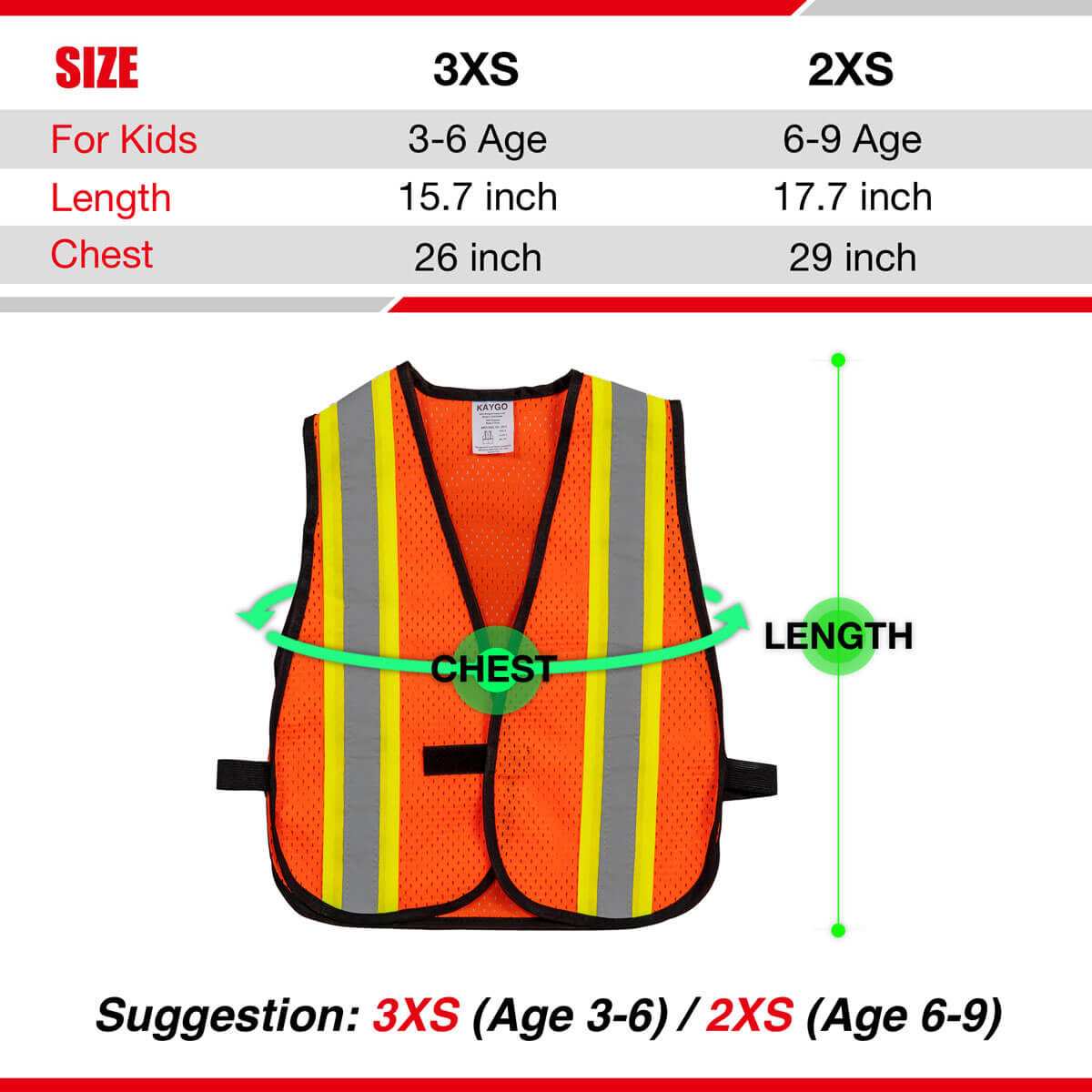 KGKID200-Size