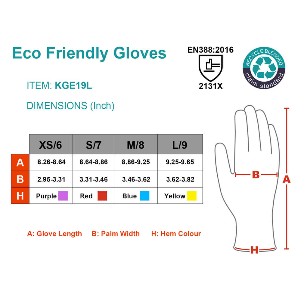 Kaygo-KGE19L-Work-Gloves-Size