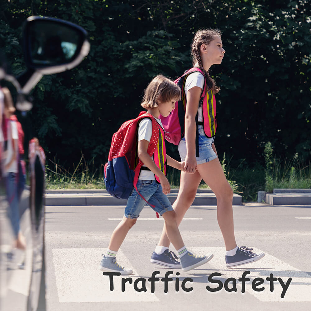 Kids Mesh Hi Vis Vest with Hook and Loop