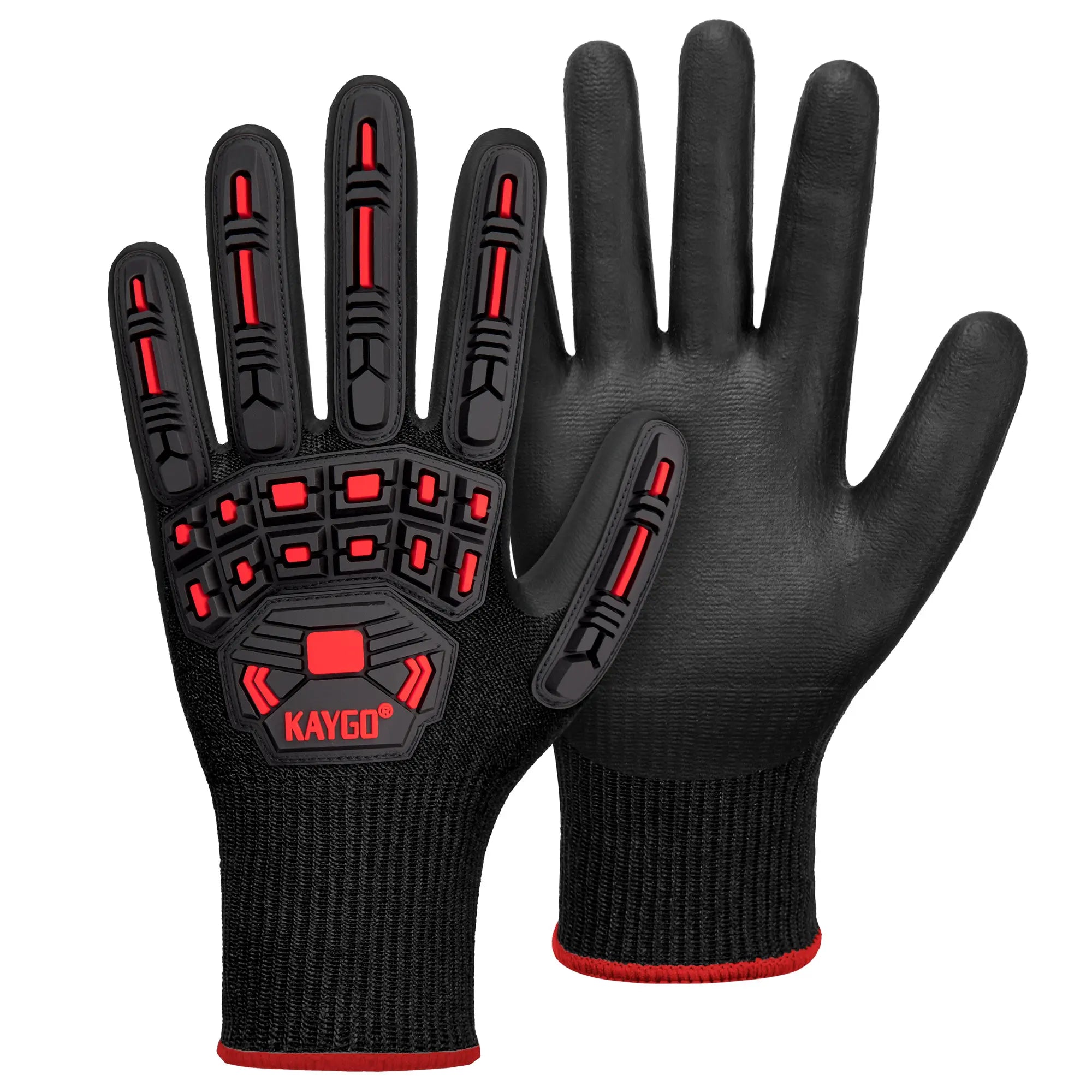 A3 Cut Resistant with TPR Impact Reducing Work Gloves