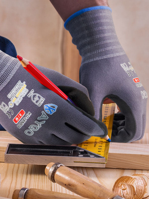 KAYGO® KG18N Seamless Knit Nylon Work Gloves with Microfoam