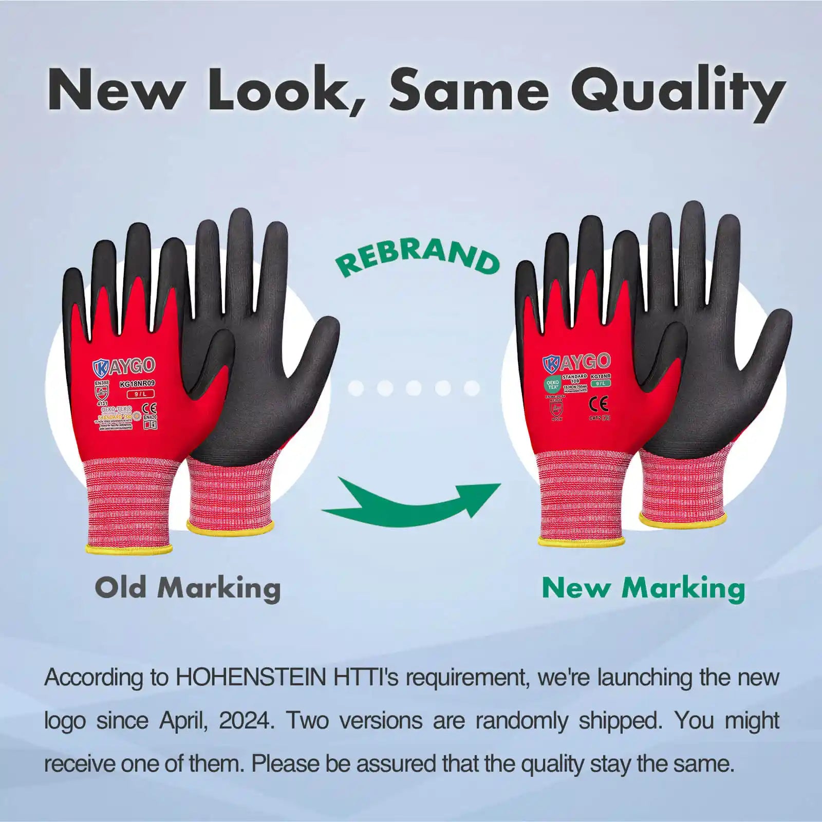 KG18N Seamless Knit Nylon Work Gloves with Microfoam Nitrile Coated on Palm and Fingers 6Pairs/12Pairs Pack