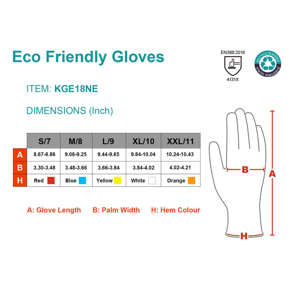 Kaygo-KGE18NE-Work-Gloves-Size