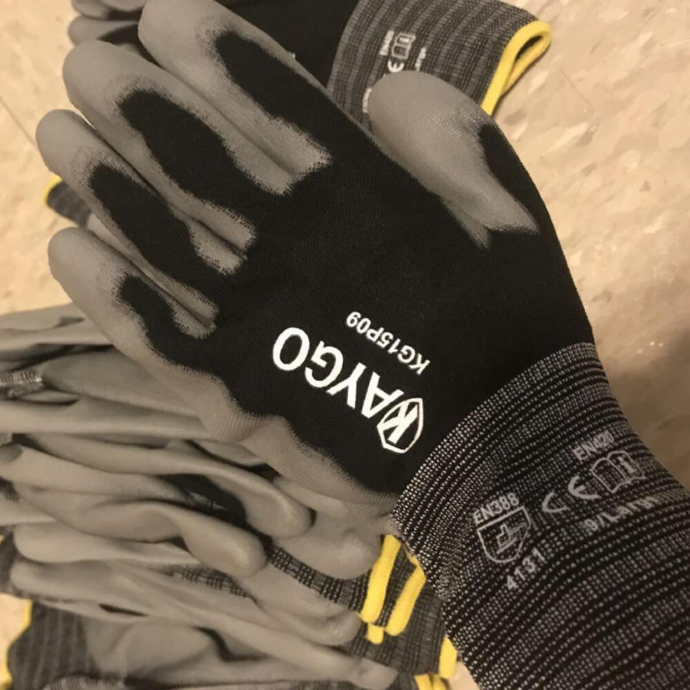 KAYGO Cut Resistant Gloves, MicroFoam Nitrile Coated, ANSI Cut